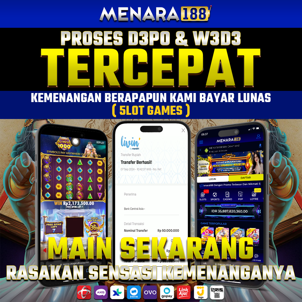 MENARA188: Situs Slot Server Luar Negeri Thailand Kamboja Vietnam Deposit Dana 10 Ribu